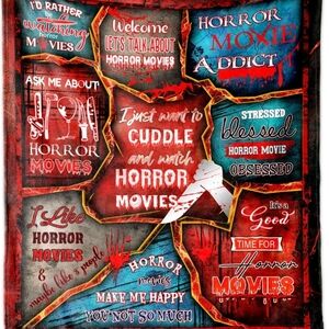 Horror Movie Themed Blanket